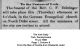 Christian Frederick Deininger Funeral Notice